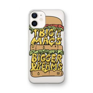 Big Macs Bigger Dreams: iPhone 12 mini Transparant Hoesje