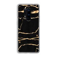 Gouden marmer: OnePlus 8 Pro Transparant Hoesje