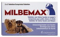 MILBEMAX TABLET ONTWORMING PUPPY/KLEINE HOND 2X2 TABL - thumbnail