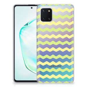 Samsung Galaxy Note 10 Lite TPU bumper Waves Yellow