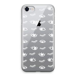 Eye pattern #3: iPhone 8 Transparant Hoesje