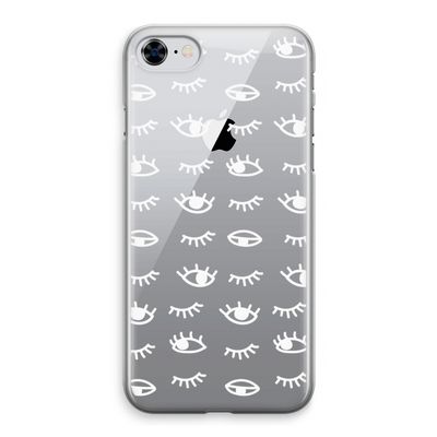 Eye pattern #3: iPhone 8 Transparant Hoesje
