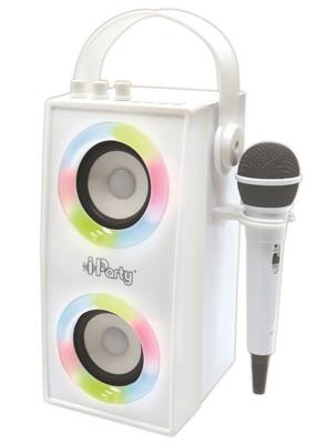Trendy draagbare Bluetooth-luidspreker met microfoon en lichteffecten iParty LEXIBOOK