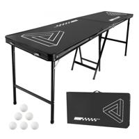 VEVOR Beer Pong Tafel Set Beer Pong Drinkspel Party Tafel Opvouwbaar 240x60x90cm