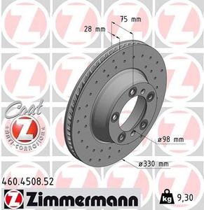 Remschijf SPORT REMSCHIJF COAT Z 460450852