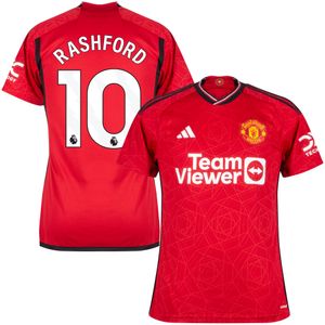 Manchester United Shirt Thuis 2023-2024 + Rashford 10
