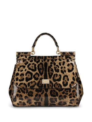 Dolce & Gabbana grand sac à main Sicily KIM DOLCE&GABBANA - Noir