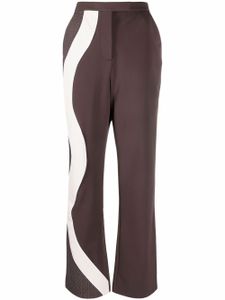 Ahluwalia pantalon de tailleur Expression - Marron