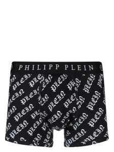 Philipp Plein boxer à logo imprimé - Noir