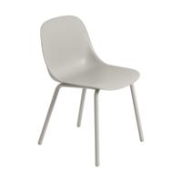 Muuto Fiber Side tuinstoel Grey - thumbnail