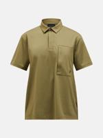 Peak Performance Pocket Golf Polo Heren Snap Green S