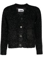 izzue cardigan à taille ceinturée - Noir - thumbnail