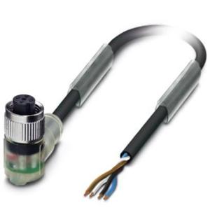 Phoenix Contact 1681020 Sensor/actuator connector, geassembleerd M12 Aantal polen (sensoren): 4 Bus, haaks 10.00 m 1 stuk(s)