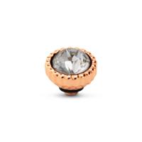 Melano Twisted Bali Petite Steentje Crystal | Rosé