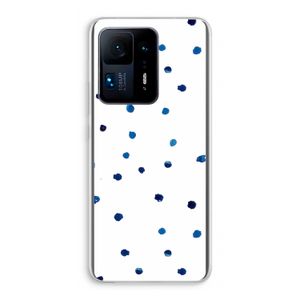 Blauwe stippen: Xiaomi Mi Mix 4 Transparant Hoesje