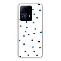Blauwe stippen: Xiaomi Mi Mix 4 Transparant Hoesje