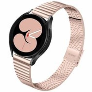 Stalen RVS bandje - Rosé goud - Samsung Galaxy Watch 4 - 40mm & 44mm