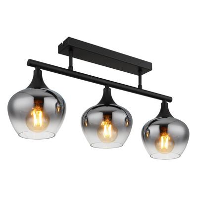 Globo Zwarte plafondlampMaxy 3-lichts - 15548-3D1