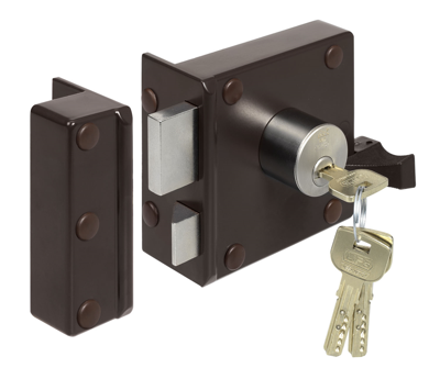 Lips S1703 V Lips-Vanguard Cilinderoplegslot met vaste buitencilinder | dag- en nachtschoot | SKG** | DM 50mm | draairichting 2. - 10021526