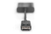 Digitus AK-340410-001-S DisplayPort / VGA Adapter [1x DisplayPort stekker - 1x VGA-bus] Zwart 15.00 cm - thumbnail