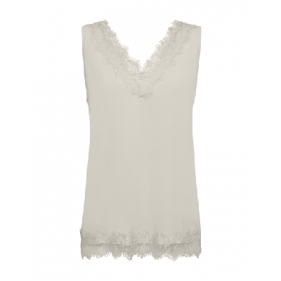 FreeQuent - Beige | Dames | Top | Beige | S | regular | Kamst mode
