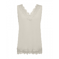 FreeQuent - Beige | Dames | Top | Beige | XXL | regular | Kamst mode
