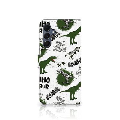 Telefoonhoesje | Met pasjeshouder | voor Samsung Galaxy A16 4G/5G Dinosaurus