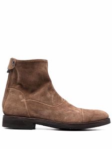 Alberto Fasciani bottines en daim - Marron