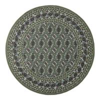 Interieur05 Vintage Vloerkleed Groen Rond Marad 160cm