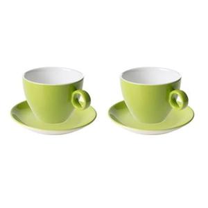 Maastricht Porselein Cappuccinoset Bart Colour 23cl Groen 2 stuk(s)