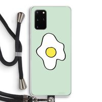 Spiegelei: Samsung Galaxy S20 Plus Transparant Hoesje met koord