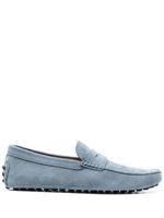 Tod's mocassins Gommino en daim - Bleu