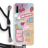 Positivity: Huawei P Smart Pro Transparant Hoesje met koord