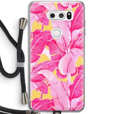 Pink Banana: LG V30 Transparant Hoesje met koord