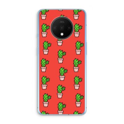 Mini cactus: OnePlus 7T Transparant Hoesje