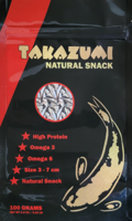 Takazumi Sprotten 100g - Eiwitrijke Natuurlijke Visvoeding met Omega-3/6 voor Vijvervissen