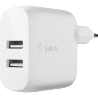 Belkin Boost Charge 2-poorts USB-A wandlader oplader 24W - thumbnail