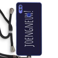 Joengneuh!: Honor Note 10 Transparant Hoesje met koord