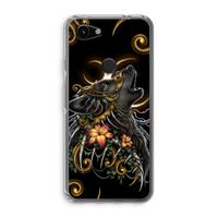 Huilende Wolf: Google Pixel 3a Transparant Hoesje