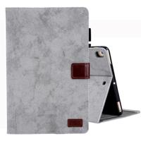 Voor iPad mini (2019) Business stijl horizontale Flip lederen draagtas met houder & kaartsleuf & fotolijstjes & slaap/Wake-up functie (grijs)