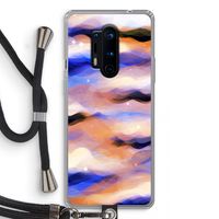 Donkere Wolken: OnePlus 8 Pro Transparant Hoesje met koord