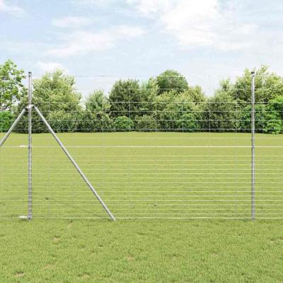Weidehekwerk Zilver 25 x 1.6 m Gegalvaniseerd staal