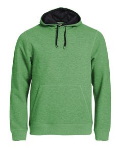 Clique 021041 Classic Hoody - Groenmelange - XL