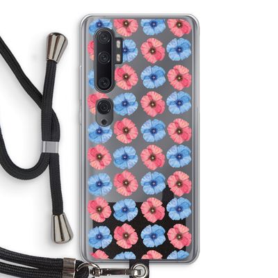 Klaproosjes: Xiaomi Mi Note 10 Pro Transparant Hoesje met koord