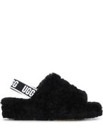 UGG chaussons Fluff Yeah à plateforme - Noir