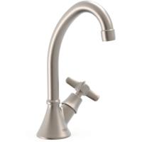 Fonteinkraan Tres Classic | Opbouw | Koudwater kraan | Standaard model | Vintage | RVS look