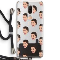 Ugly Cry Call: OnePlus 6 Transparant Hoesje met koord