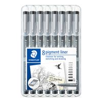 Fineliner Staedtler Pigment 308 zwart - thumbnail