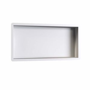 Brauer Brushed Edition douche inbouwnis 30x60cm RVS geborsteld