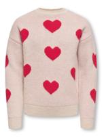 Kids ONLY winter sweater meisjes - grijs - KogNaja - regular fit, gebreid